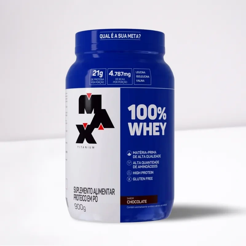 100% Whey Protein 900g - MAX TITANIUM