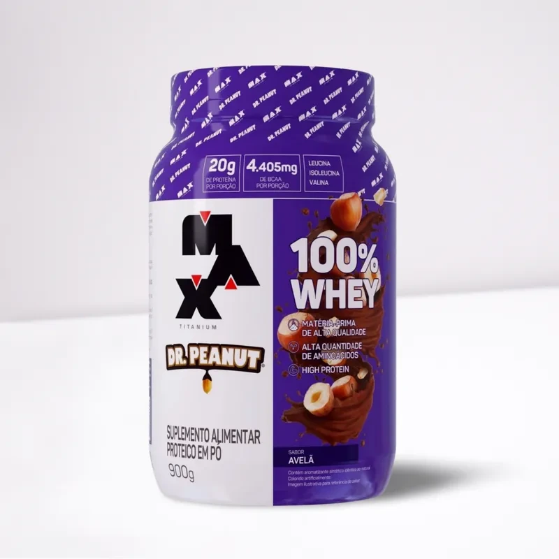 100% Whey Protein Dr.Peanut 900g - MAX TITANIUM