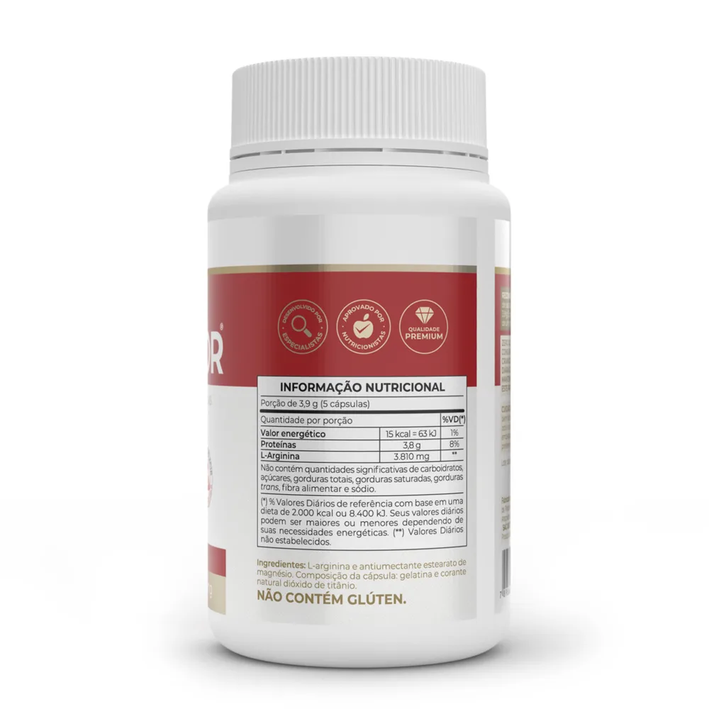 Arginofor L-Arginina 780mg 120 Cápsulas - VITAFOR, foto 2