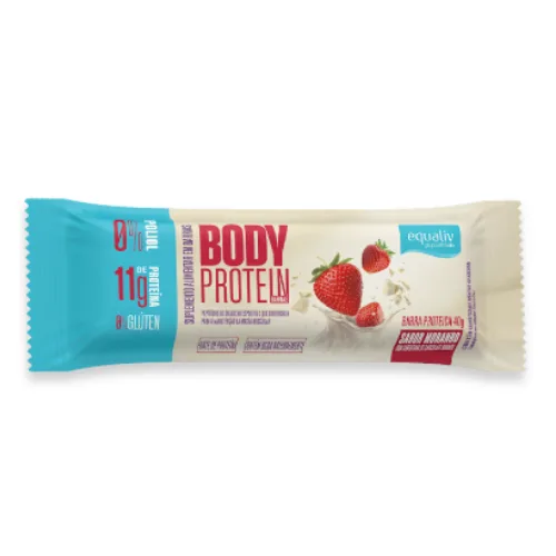 Barra de Proteína Body Protein Caixa com 9 Unidades de 40g - EQUALIV, foto 2