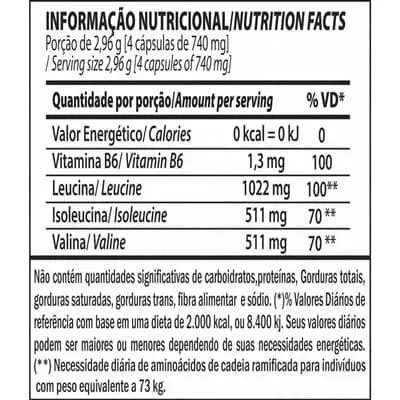 BCAA 2044 90 Cápsulas - INTEGRALMÉDICA, foto 2