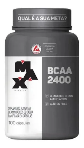BCAA 2400 100 Cápsulas - MAX TITANIUM