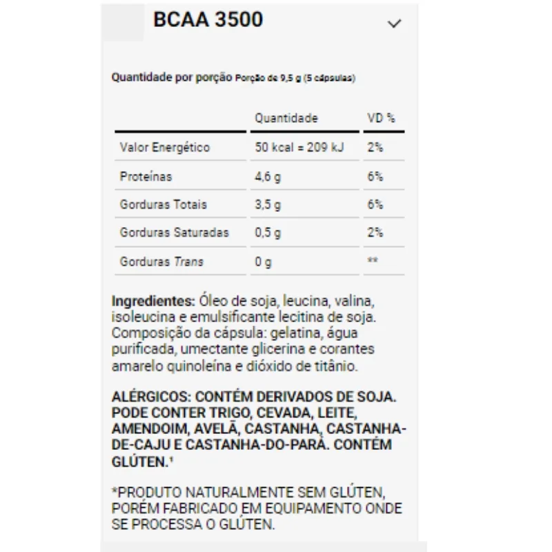 BCAA 3500 100 Cápsulas - DUX NUTRITION, foto 2