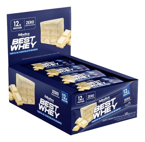 Best Whey Bar Caixa com 12 Unidades de 49g - ATLHETICA NUTRITION, foto 3
