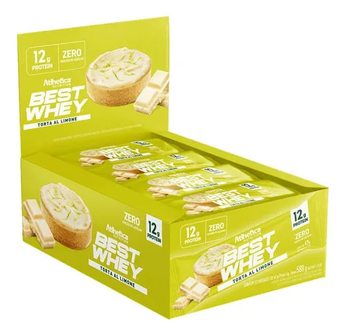 Best Whey Bar Caixa com 12 Unidades de 49g - ATLHETICA NUTRITION, foto 4
