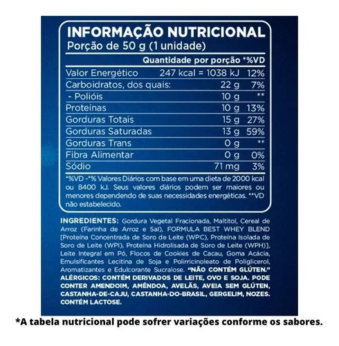 Best Whey Protein Ball Caixa com 12 Unidades de 50g - ATLHETICA NUTRITION, foto 2