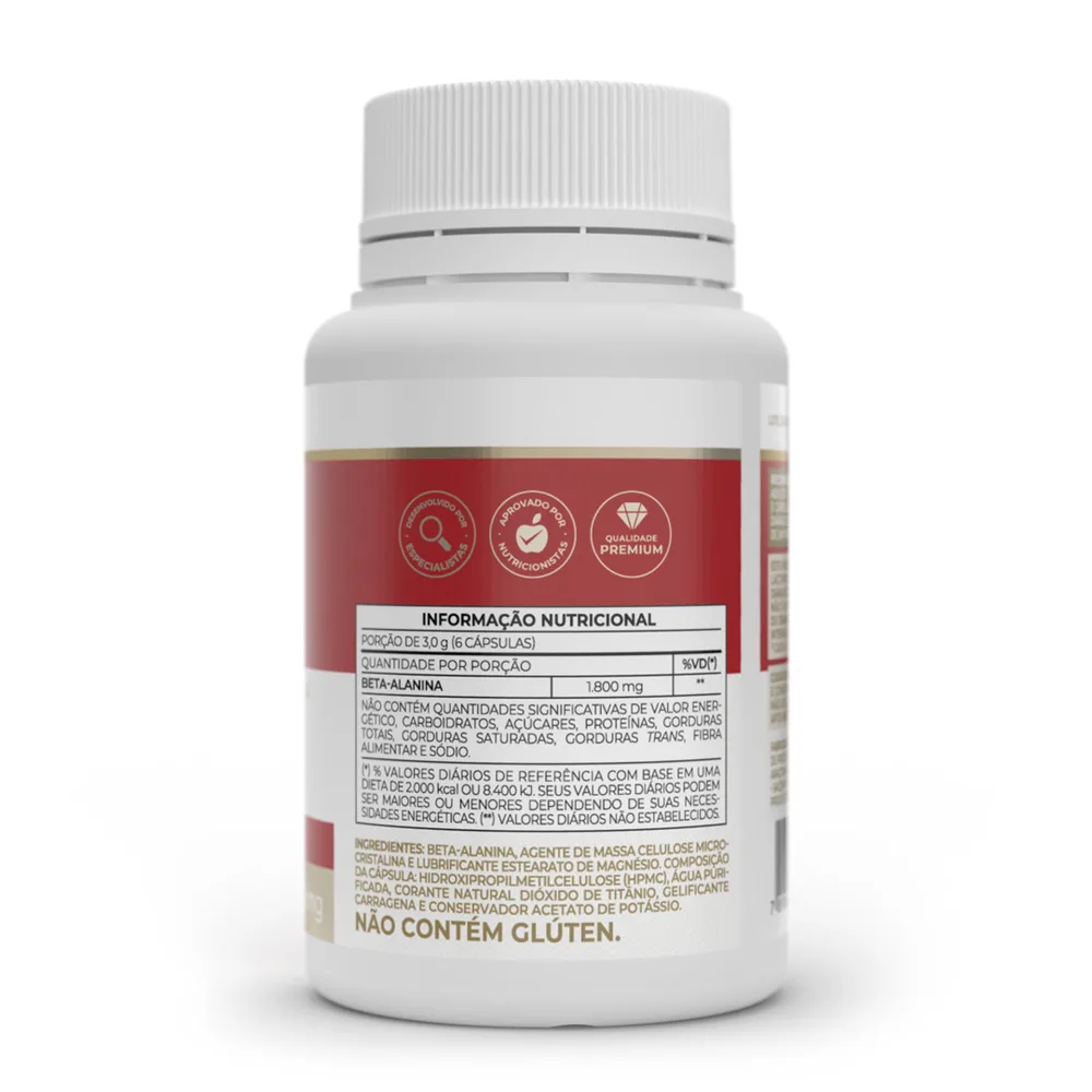 Beta Alanina Vegan 500mg 120 Cápsulas - VITAFOR, foto 2