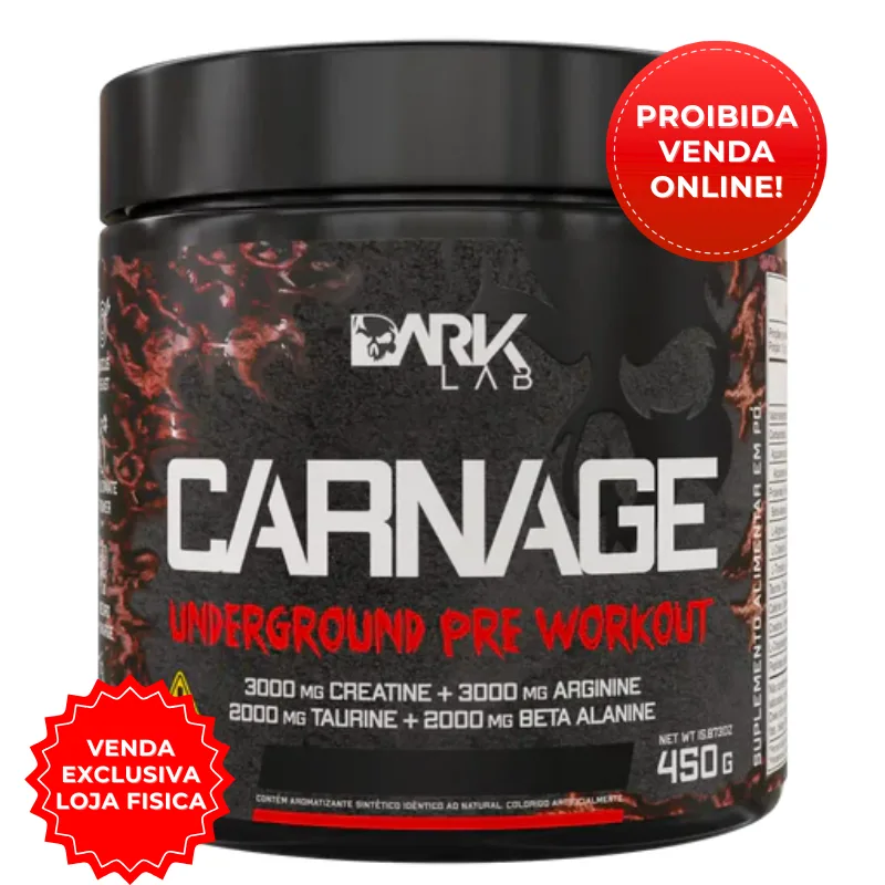 Carnage Underground Pré-Treino 450g - DARK LAB