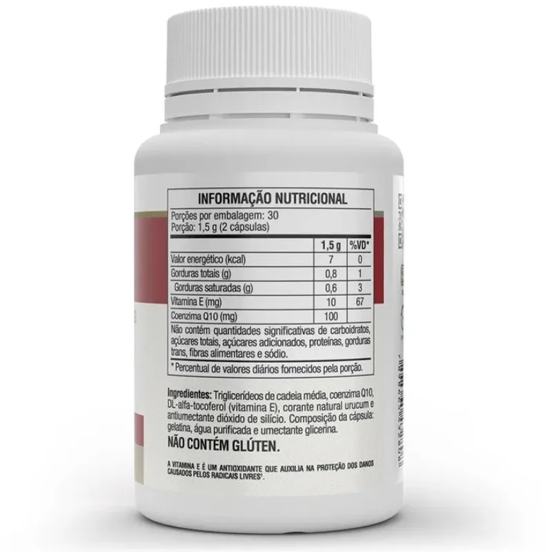 Coenzima Q10 100mg 60 Cápsulas - VITAFOR, foto 2