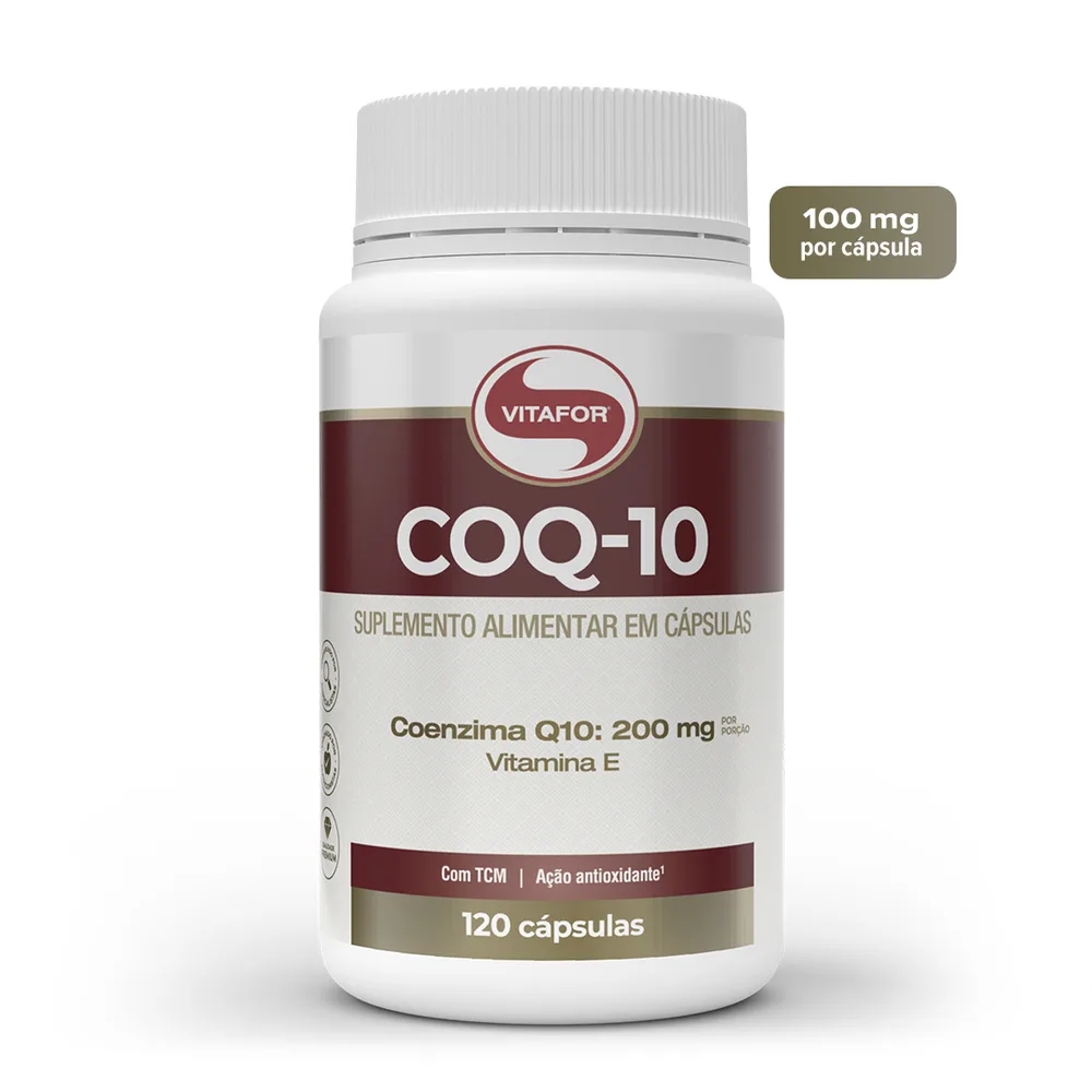 Coenzima Q10 200mg 120 Cápsulas - VITAFOR