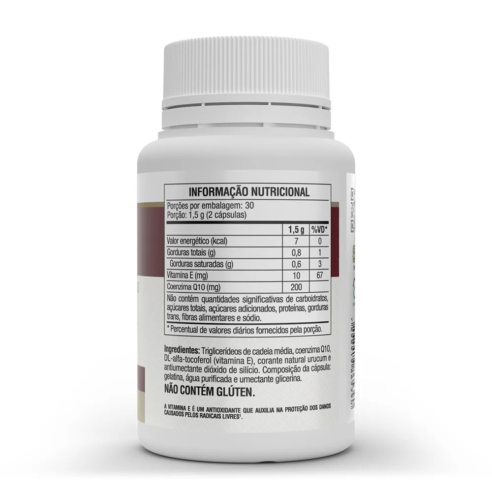 Coenzima Q10 200mg 60 Cápsulas - VITAFOR, foto 2