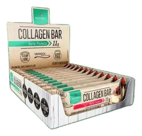 Collagen Bar Caixa com 10 Unidades de 50g - NUTRIFY, foto 3