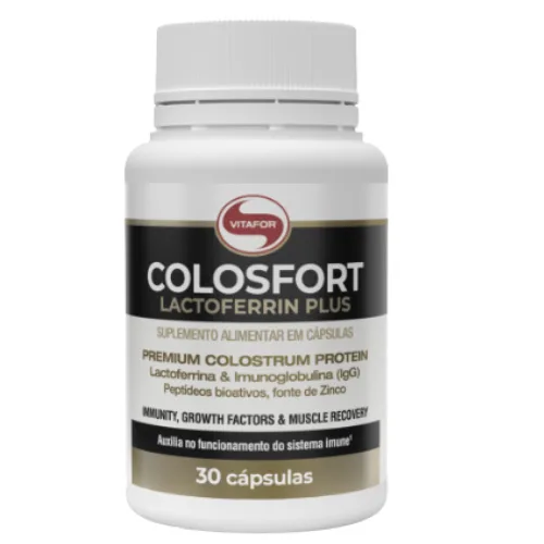 Colosfort Lactoferrin Plus 400mg 30 Cápsulas - VITAFOR