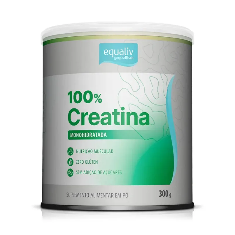 Creatina 100% Pura Monohidratada 300g - EQUALIV