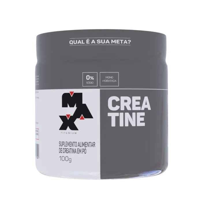 Creatina Monohidratada 100g - MAX TITANIUM