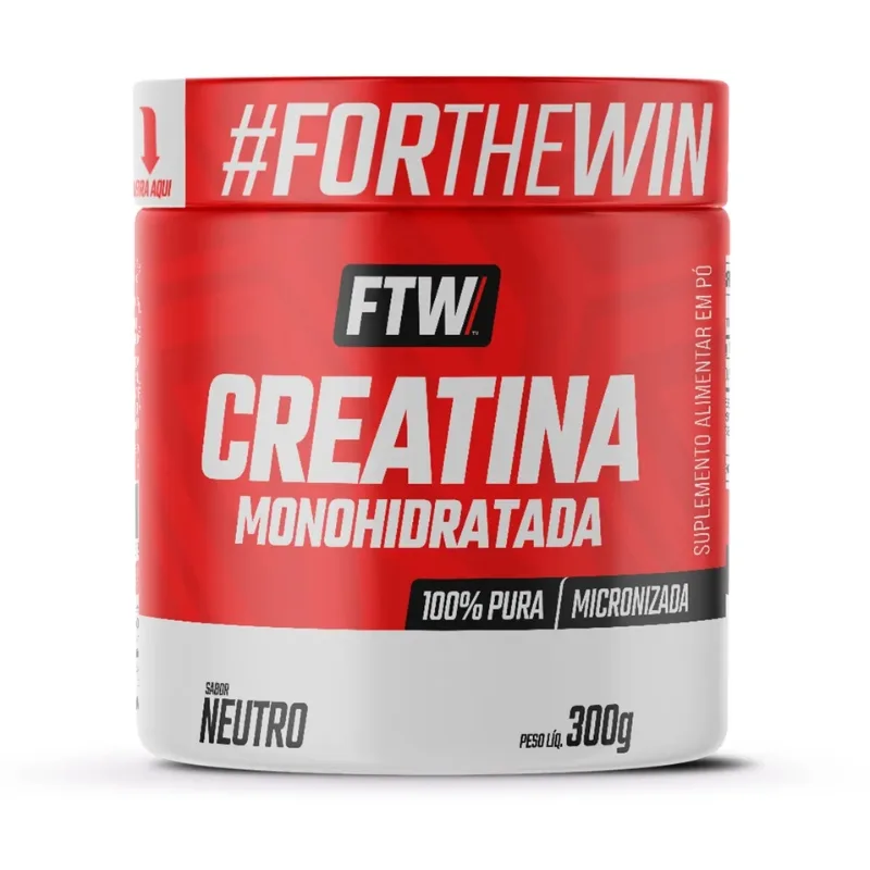 Creatina Monohidratada Micronizada 300g - FTW