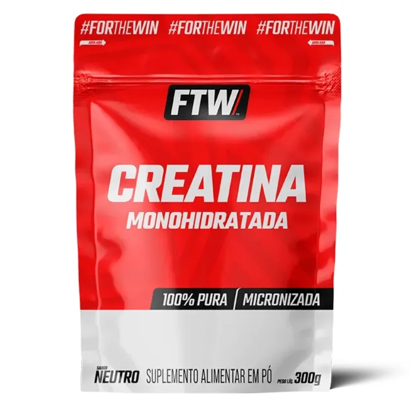 Creatina Monohidratada Micronizada Refil 300g - FTW