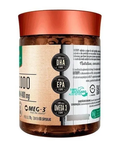 DHA 1000 60 Cápsulas - NUTRIFY, foto 2