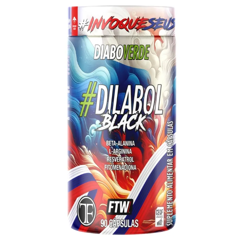 Dilabol Black Tadalafellas Diabo Verde 90 Cápsulas - FTW