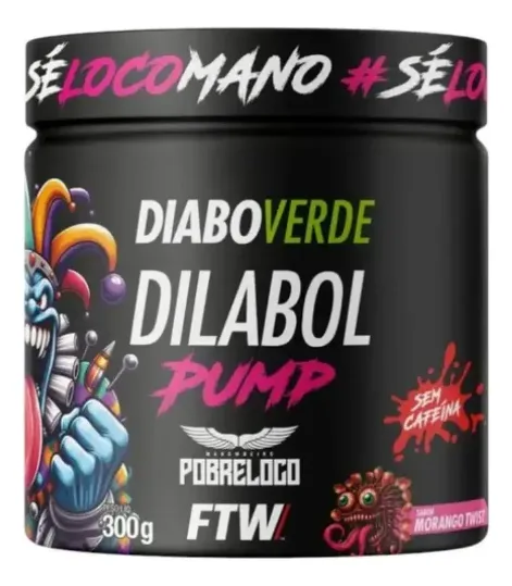 Dilabol Pump Pobreloco Diabo Verde 300g - FTW