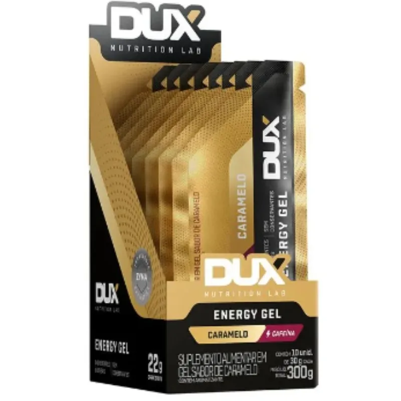 Energy Gel Caffeine Caixa com 10 Sachês de 30g - DUX NUTRITION, foto 2