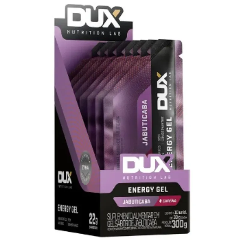 Energy Gel Caffeine Caixa com 10 Sachês de 30g - DUX NUTRITION, foto 3
