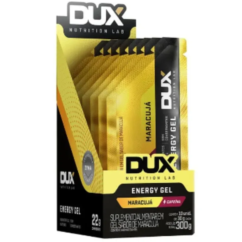 Energy Gel Caffeine Caixa com 10 Sachês de 30g - DUX NUTRITION, foto 4
