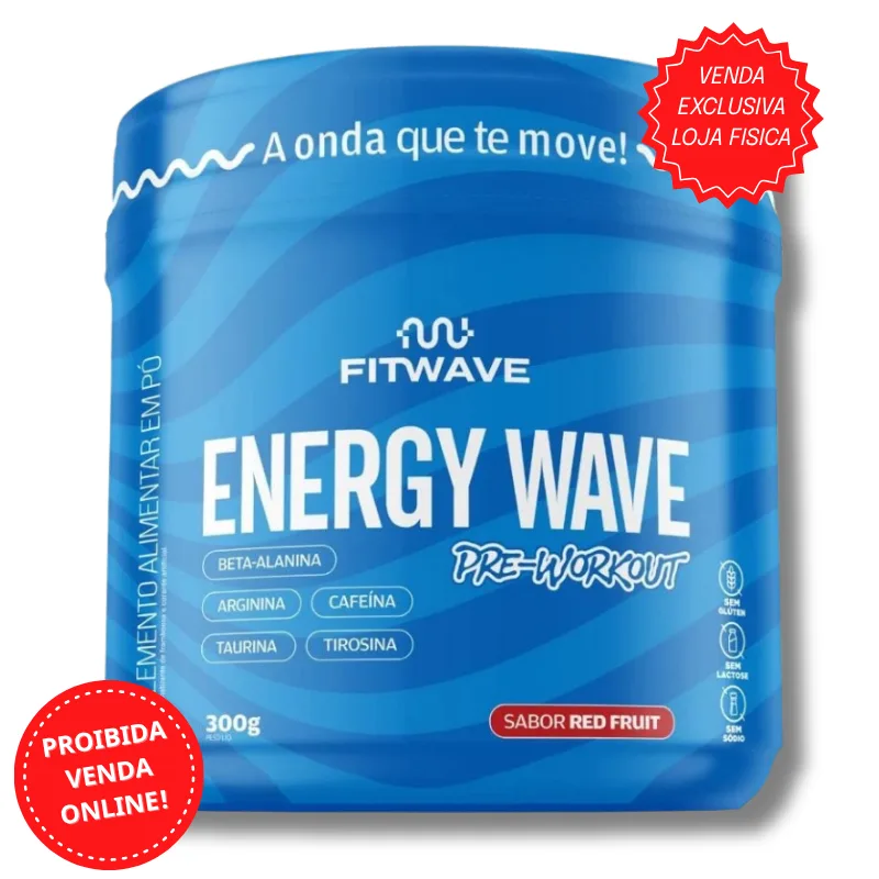 Energy Wave Pré-Treino 300g Red Fruit - FITWAVE