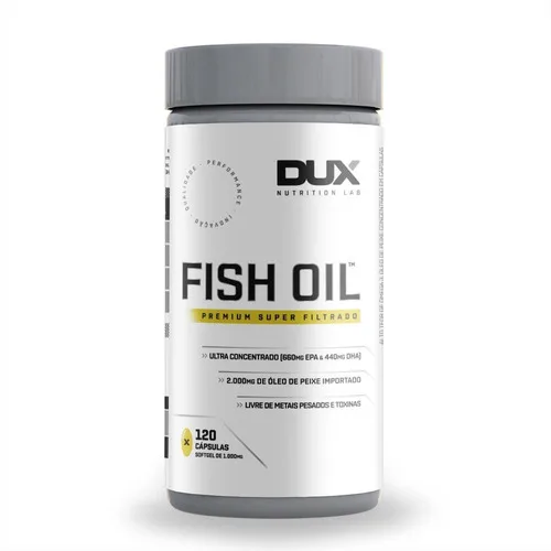 Fish Oil 120 Cápsulas - DUX NUTRITION