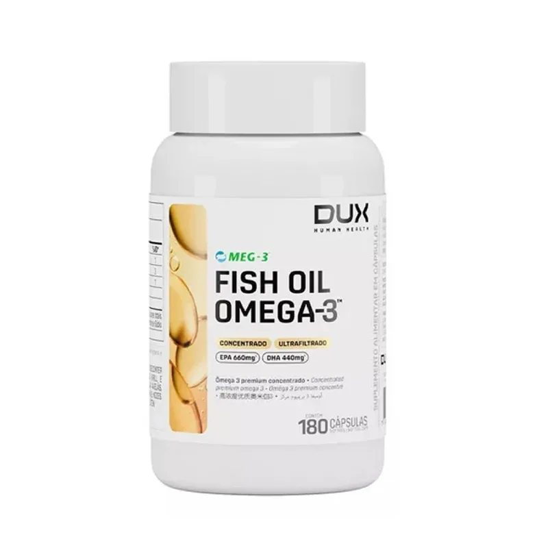 Fish Oil 180 Cápsulas - DUX NUTRITION