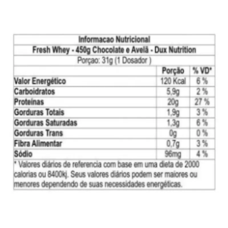 Fresh Whey Protein 450g - DUX NUTRITION, foto 2