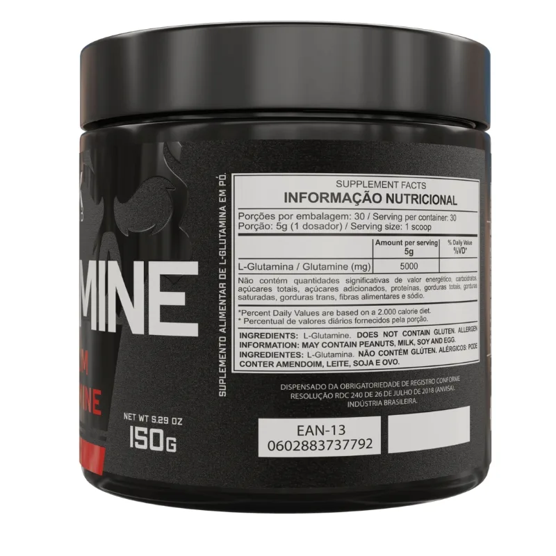 Glutamina 100% Pure 150g - DARK LAB, foto 2