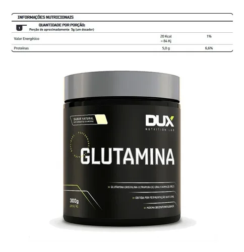 Glutamina 300g - DUX NUTRITION, foto 3