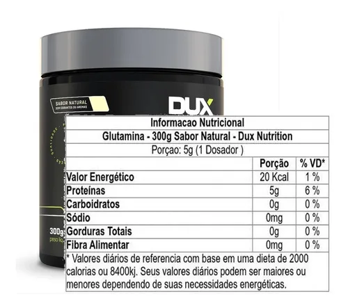 Glutamina 300g - DUX NUTRITION, foto 4