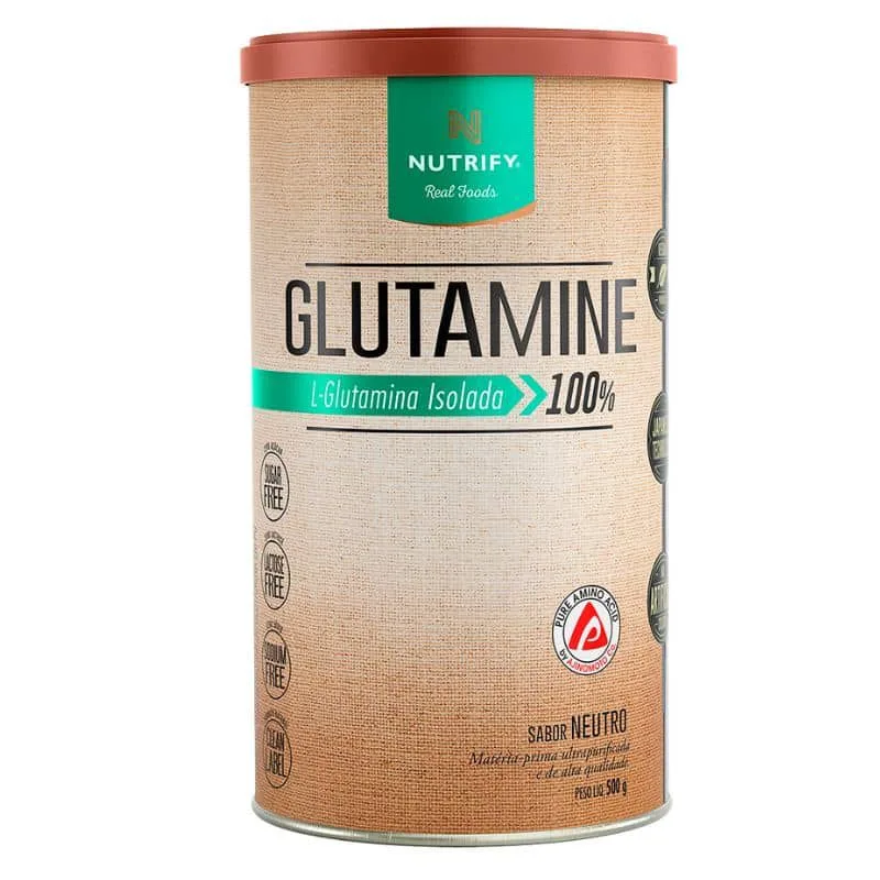 Glutamina Isolada 500g - NUTRIFY