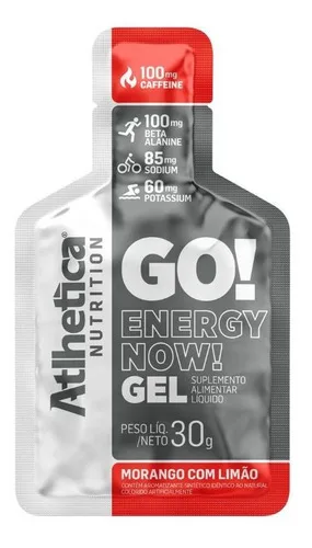 GO! Energy Now Gel Caixa com 10 Sachês de 30g - ATLHETICA NUTRITION