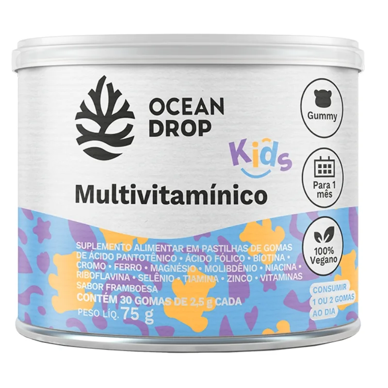 Gummy Multivitamínico Kids 30 Gomas - OCEAN DROP