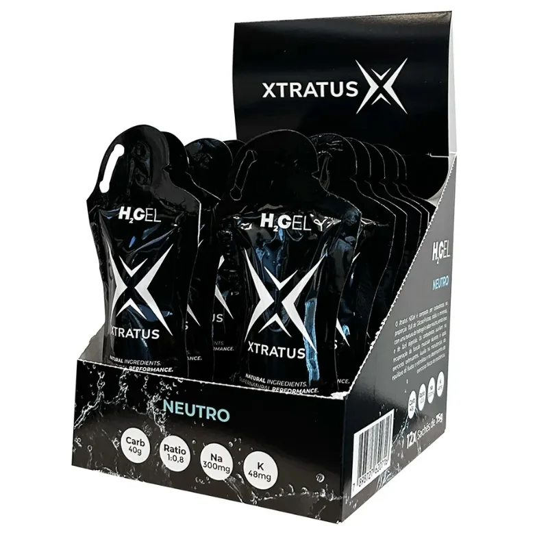 Hidrogel 40g Carbo Caixa com 12 Sachês de 75g - XTRATUS, foto 3