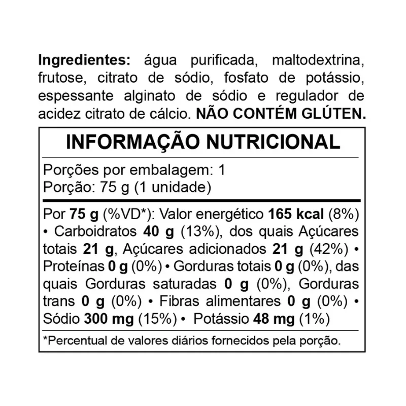 Hidrogel 40g Carbo Caixa com 12 Sachês de 75g - XTRATUS, foto 4