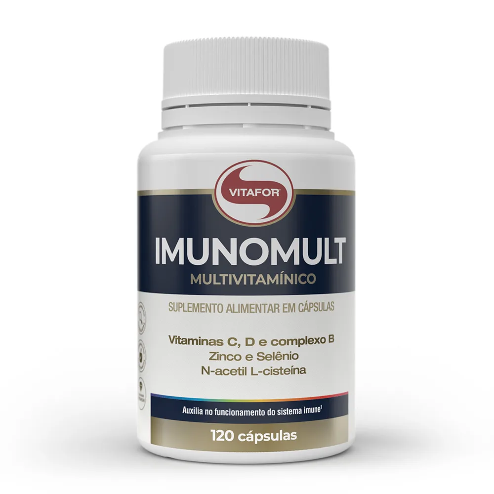 Imunomult Multivitamínico 120 Cápsulas - VITAFOR