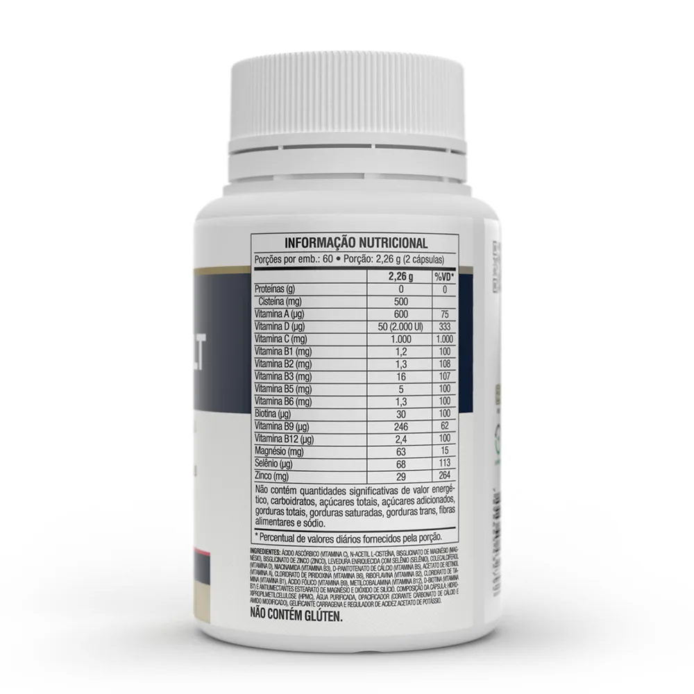 Imunomult Multivitamínico 120 Cápsulas - VITAFOR, foto 2