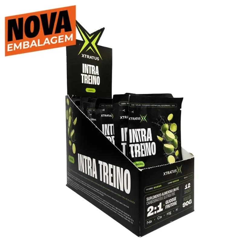 Intra Treino Caixa com 12 Sachês de 90g - XTRATUS, foto 3