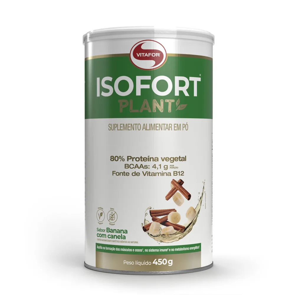Isofort Plant Proteína Vegana 450g - VITAFOR, foto 3