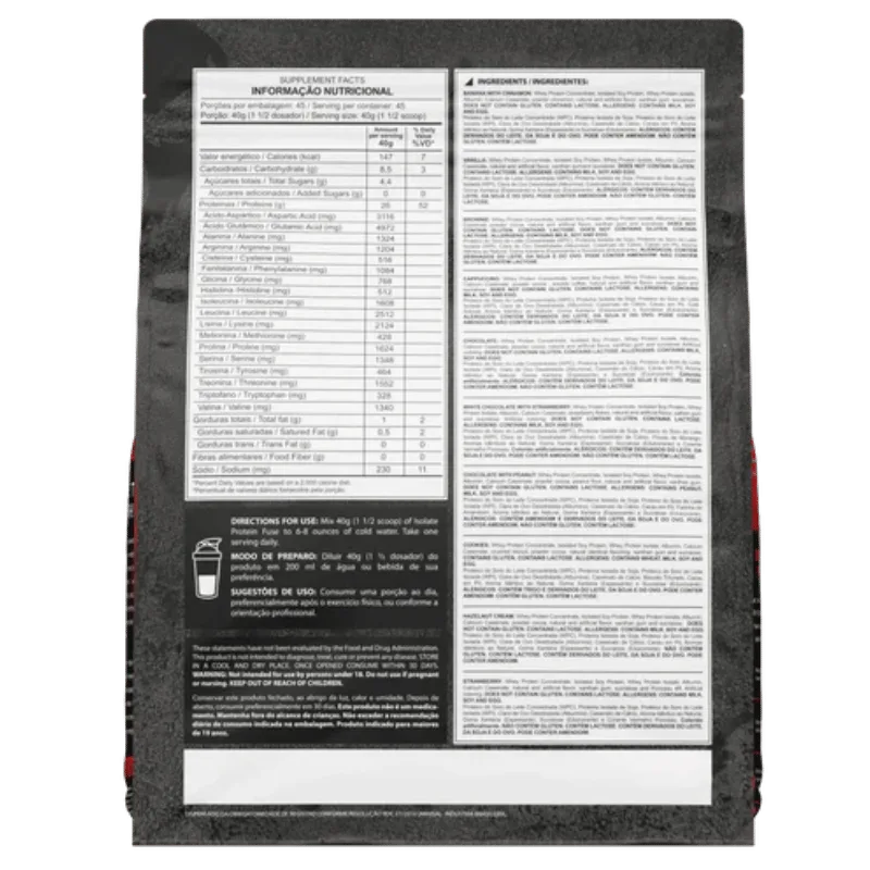 Isolate Protein Fuse 1,8kg - DARK LAB, foto 2