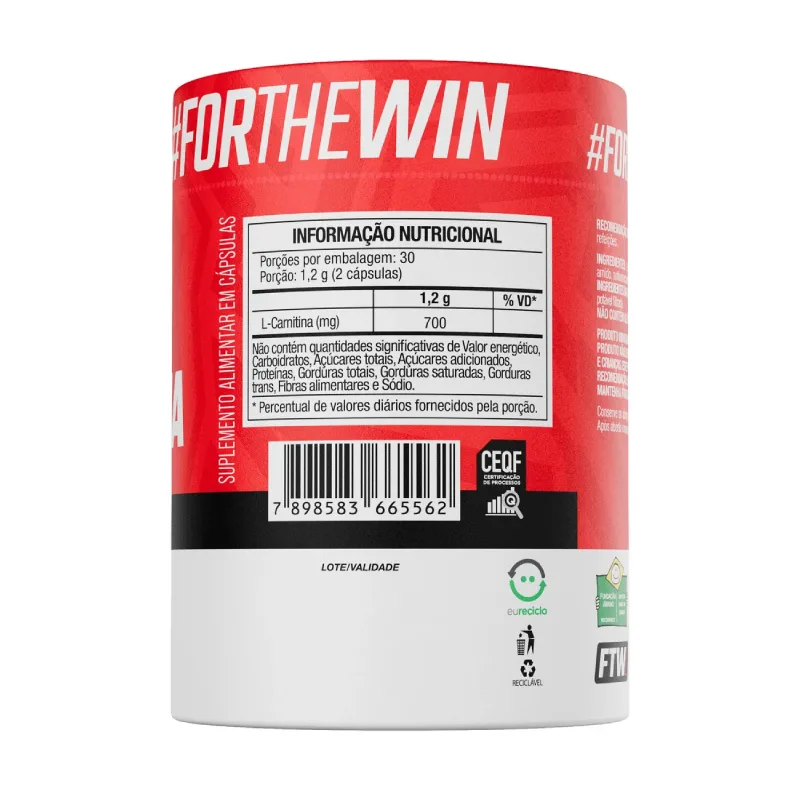 L-Carnitina 60 Cápsulas - FTW, foto 2