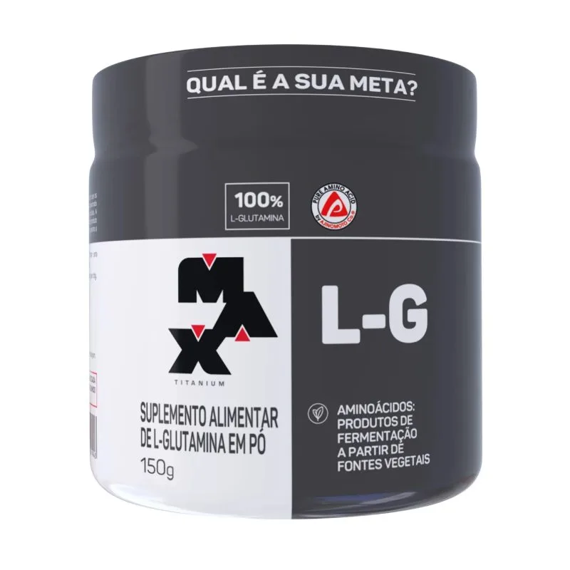 L-G Glutamina 150g - MAX TITANIUM