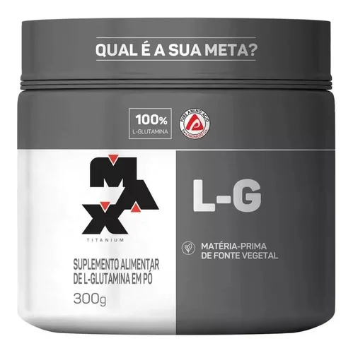L-G Glutamina 300g - MAX TITANIUM