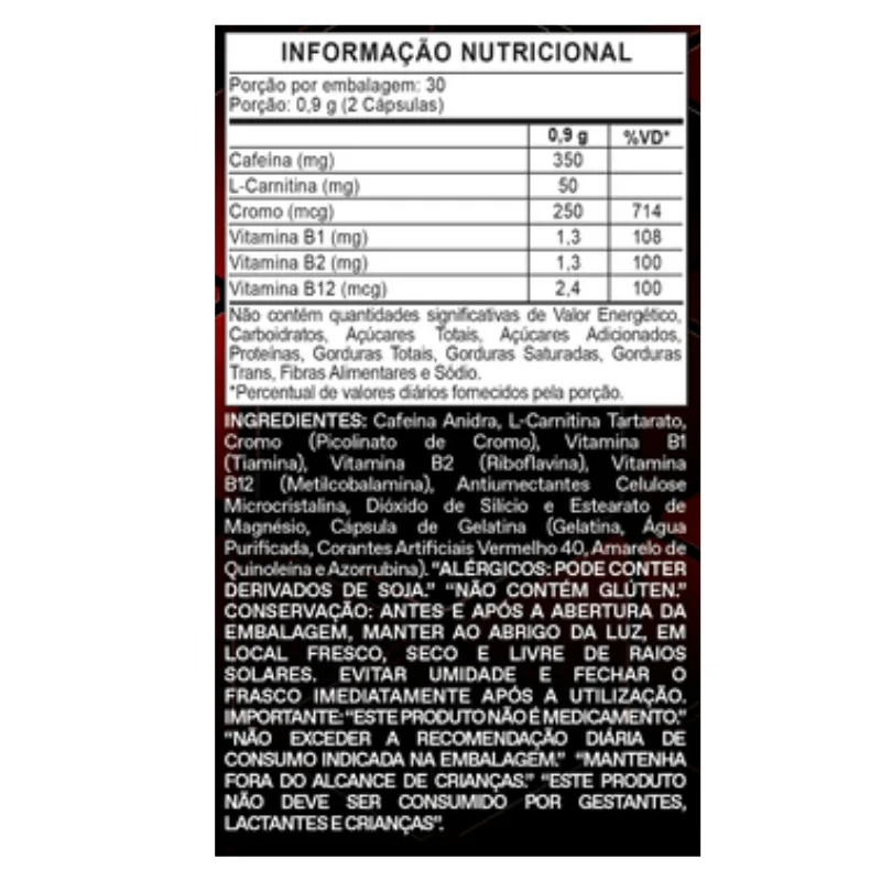 Lipo Burn HD Thermogenic 60 Cápsulas - ATLHETICA NUTRITION, foto 2