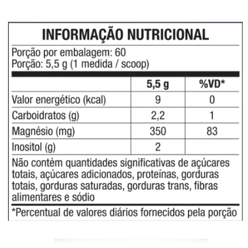 Magnésio Inositol 330g - EQUALIV, foto 2