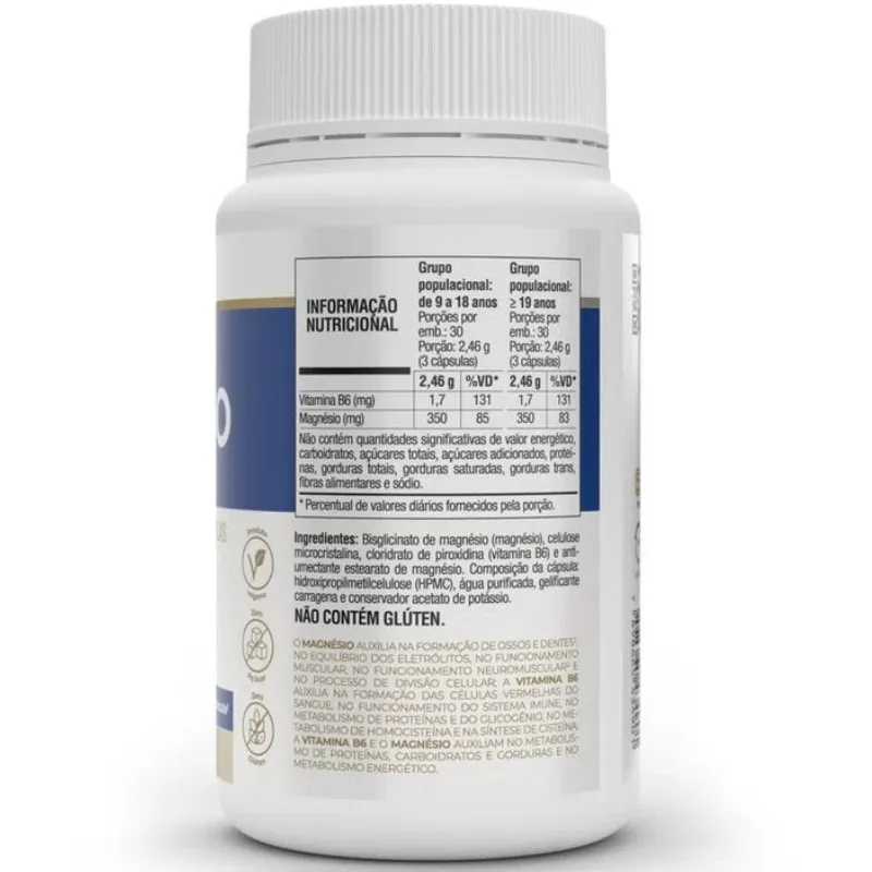 Magnésio Plus 690mg 90 Cápsulas - VITAFOR, foto 2